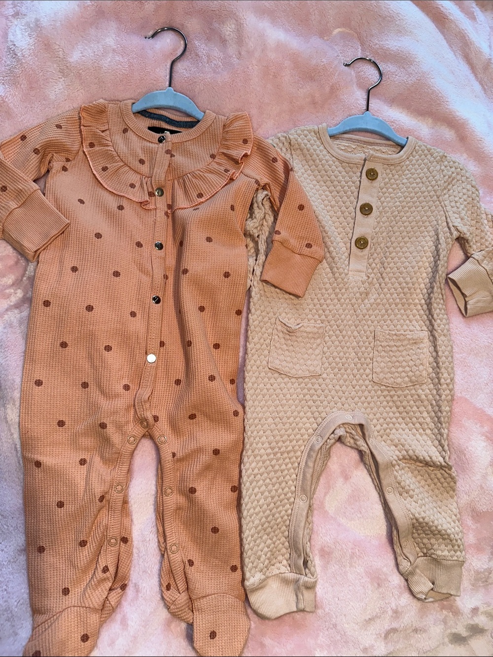 Cotton jumpsuit bundle  6-9m NWOT